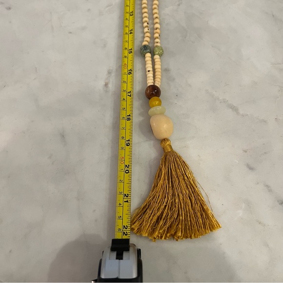 22 inch Pendant with gold fringe tassel.* like new* - Picture 7 of 8